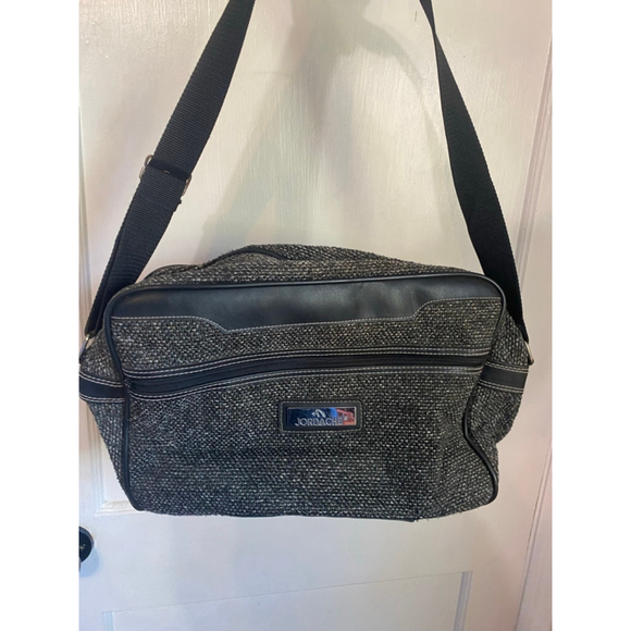 Vintage Jordache Tweed Carry On Travel Bag Old Money Classic Quiet Luxury Tote - Picture 2 of 10